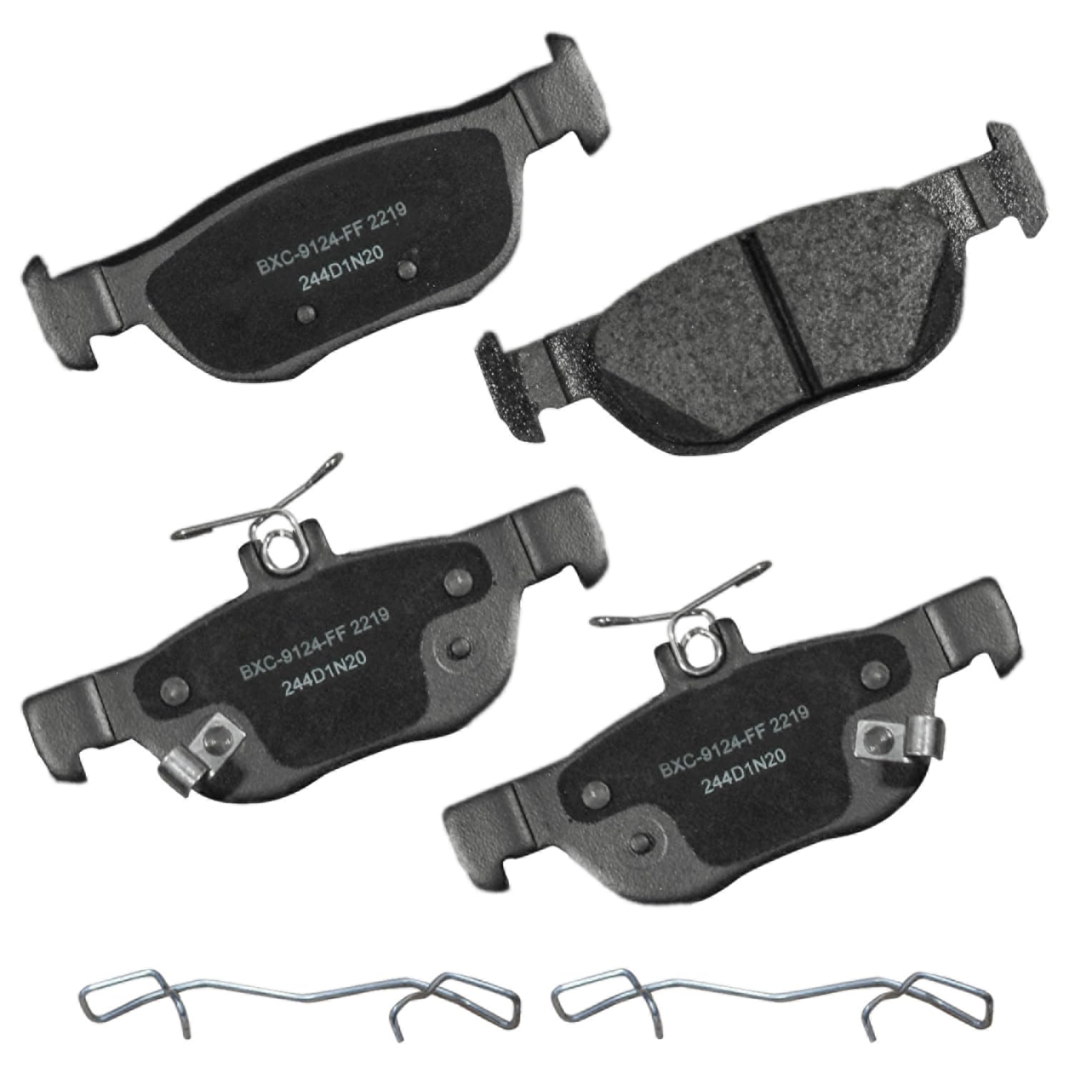 Bendix Premium SBC2219 Ceramic Rear Brake Pads for Mazda 3 2021-2019, 3 Sport 2019, CX-30 2024-2020