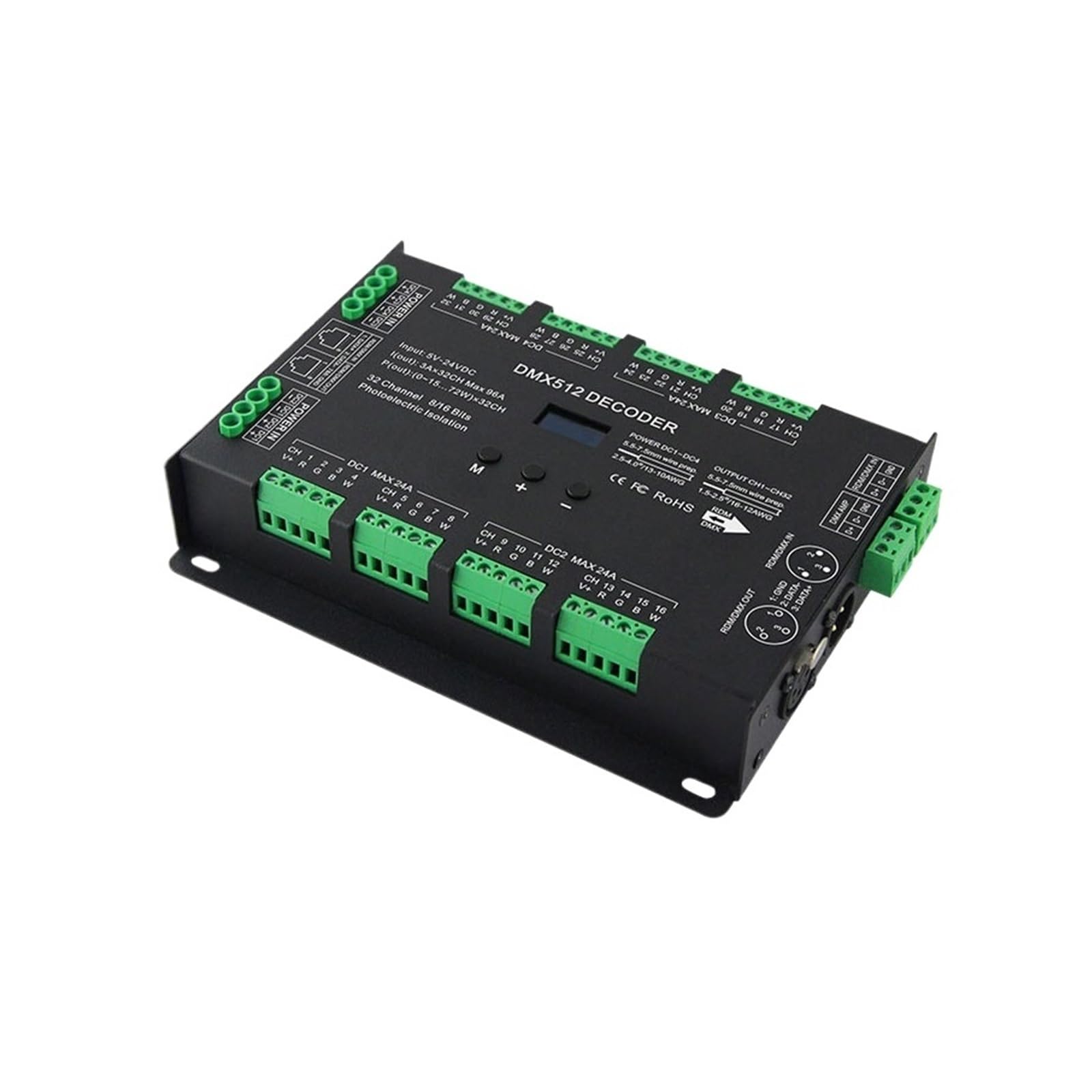 Décodeur DMX512 32 canaux 1KHz anti-scintillement pour ruban LED RGBW - 2