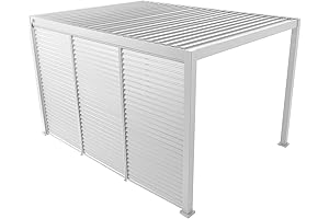 Sorara Outdoor Louvered Pergola Accessories: Enjoy Privacy and Sun Protection