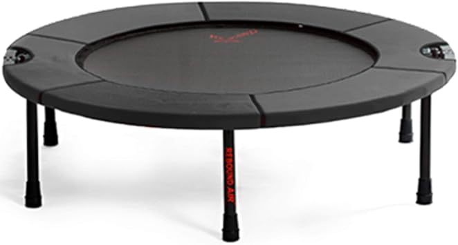 Classic Rebounder by Rebound Air | Foldable Mini Fitness Trampoline for Adults & Kids | Half-Fold Design w/Heavy Duty Springs for Indoor/Outdoor Exercise | Includes Case