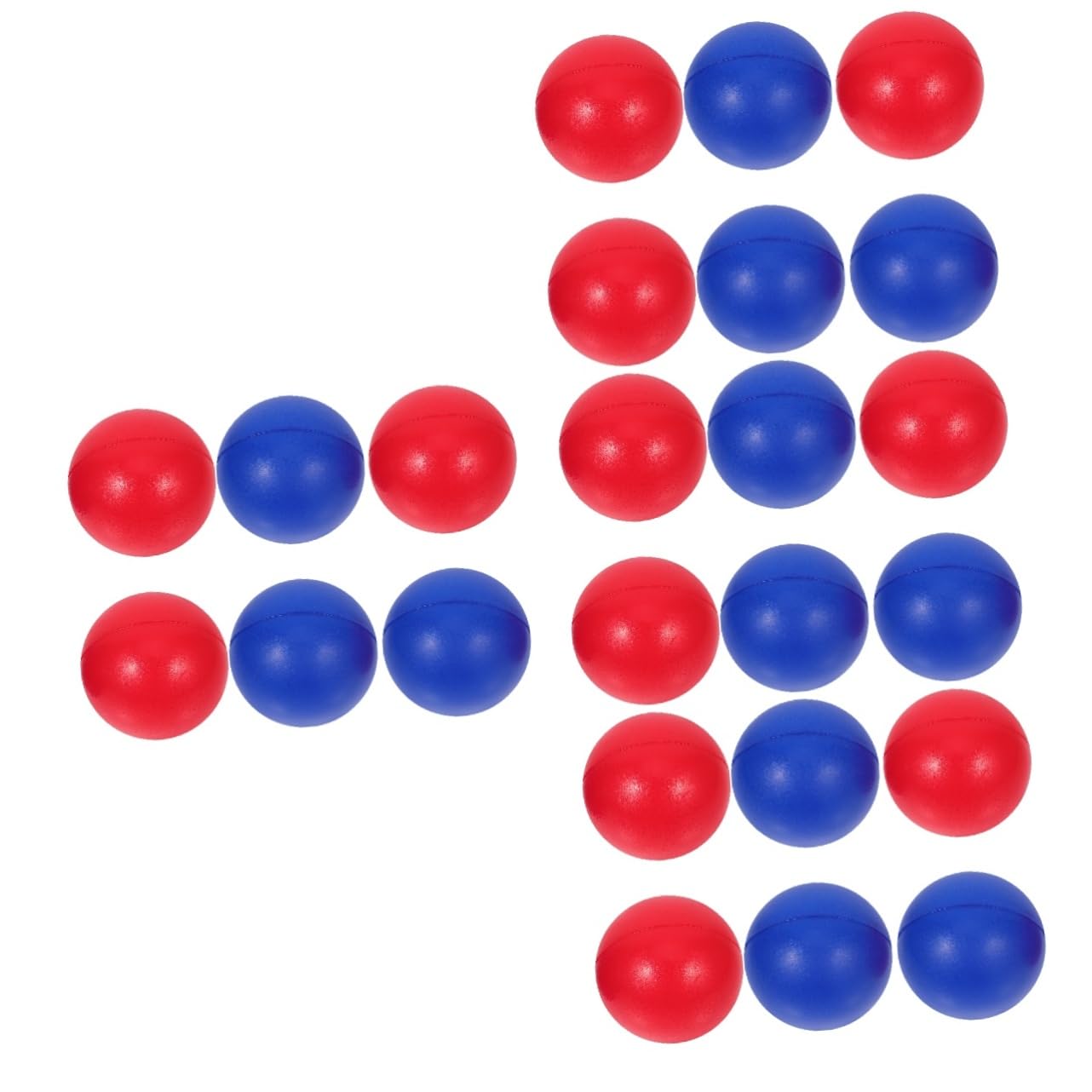 Milisten 4sets Beach Paddle Balls Pu Replacement Balls for Outdoor Games for Beginners and Training Impact Resistant for Beach Activities 6pcs*4