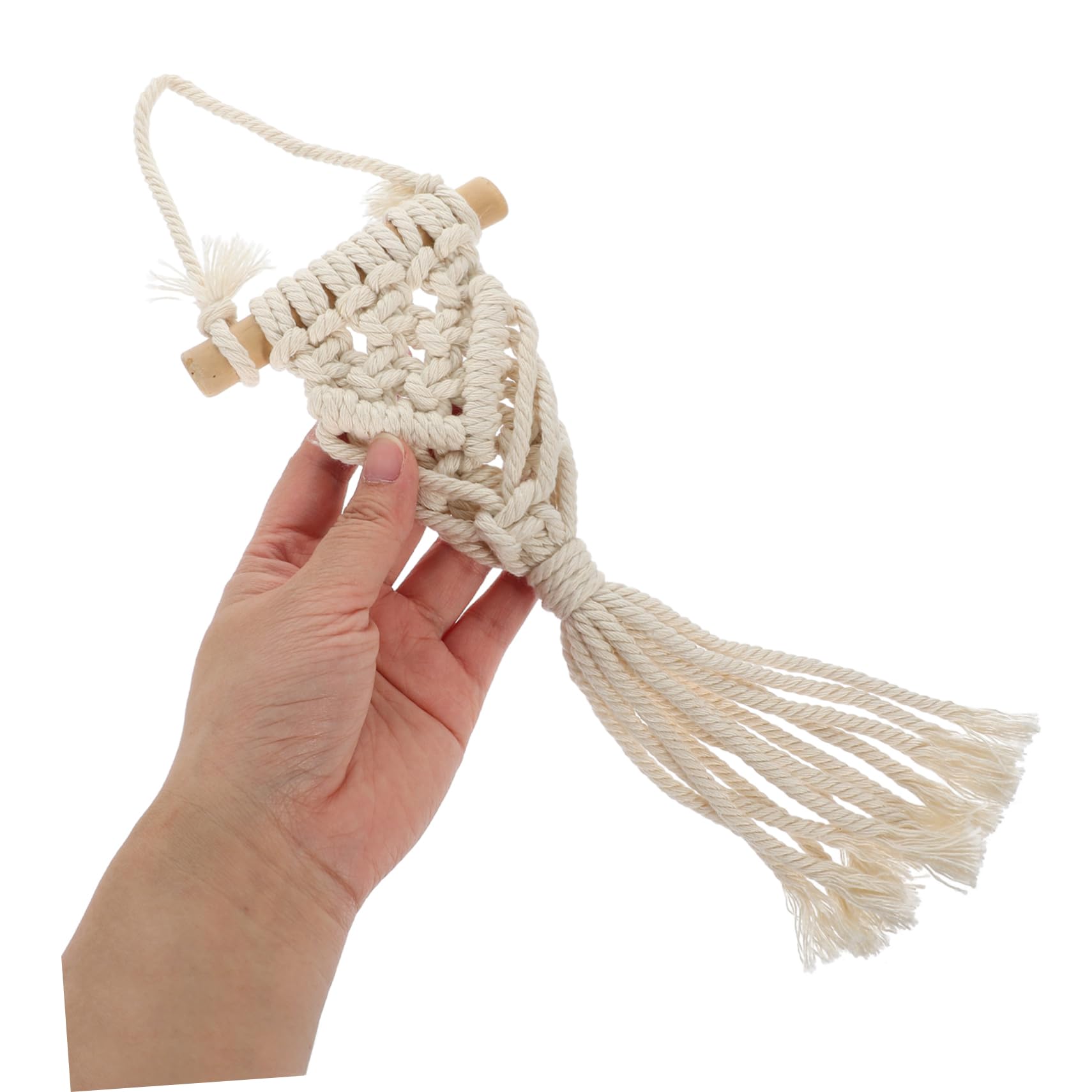 Yardwe 8pezzi Appendiabiti Macramè Per Sospensione Per Fioriere Boho Per Ed e Domestici