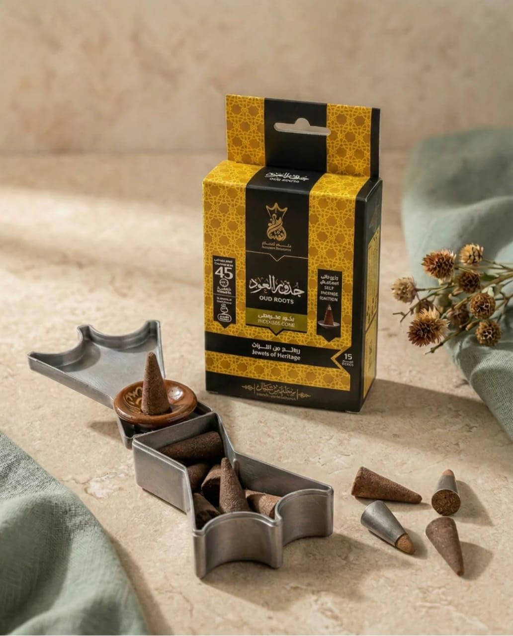 Ansaam - Conos De Incienso *oud Roots* 15 Unidades