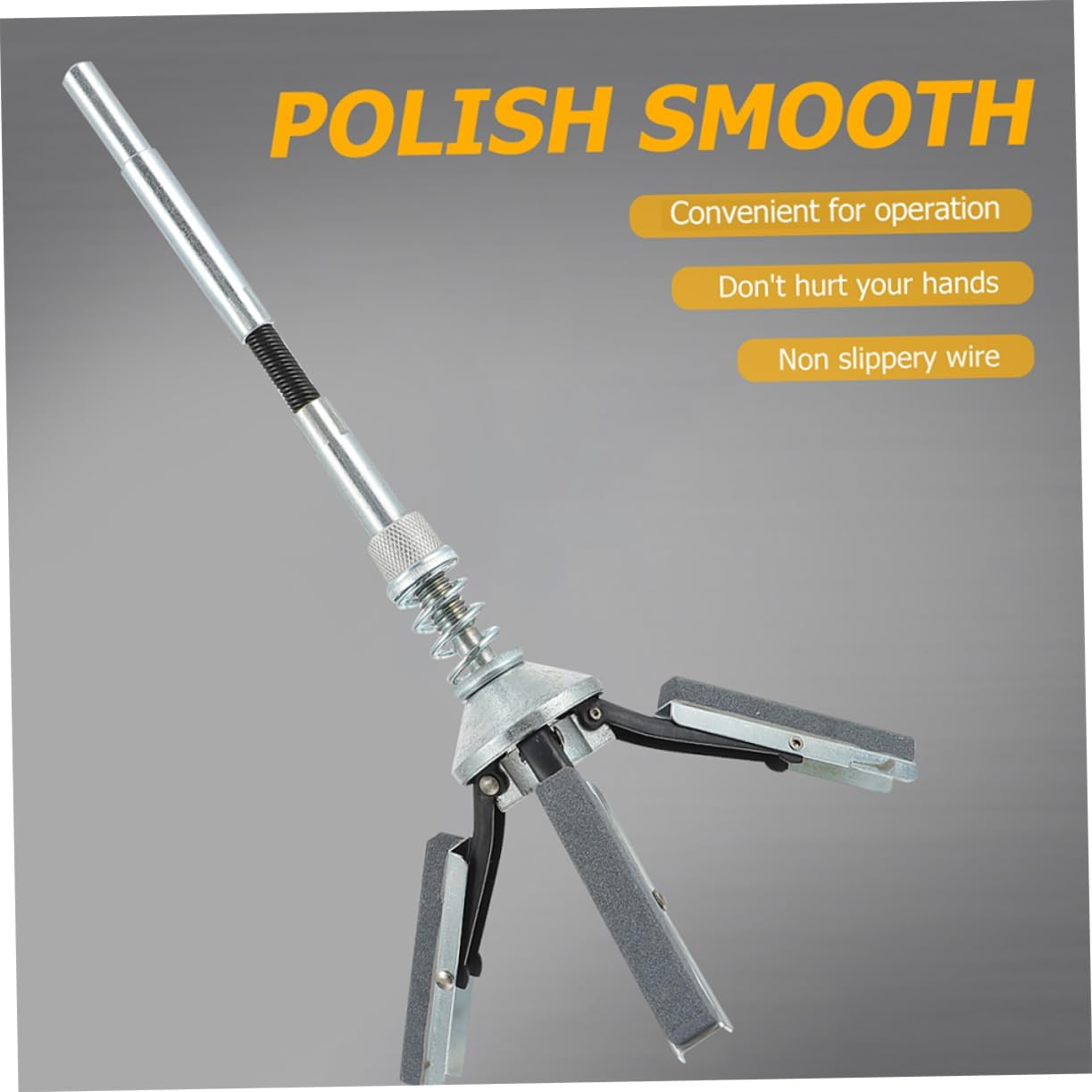 2pcs Car Engine Cylinder Hone Tool Three-jaw Sander for Efficient Cylinder Wall Cleaning and Polishing Flexible Shaft and Spring Locking Nut