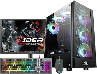 Computador Gamer Líder Intel I5 10400F, 16gb ddr4, 500gb, Nvidia Gtx 1650 4gb, Monitor 21,5, T/M Ranger RGB