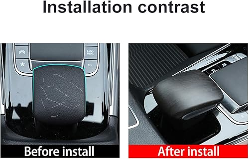 Miniatura 2 de YIWANG - Funda para consola de Mercedes Benz B GLB Class W247 X247 2019 2020 (madera de roble ABS)