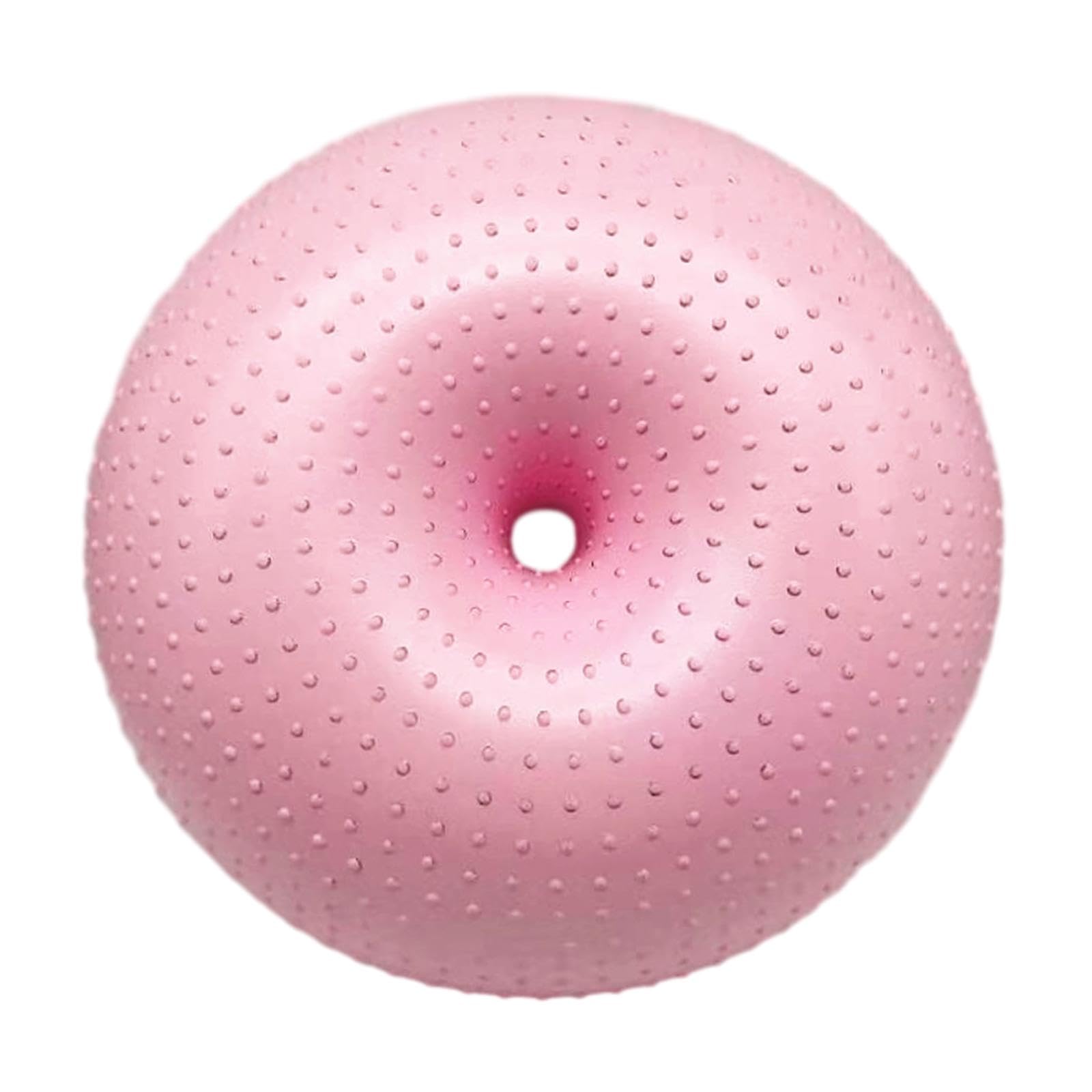 Enakshi® Yoga Ball Pilates Donut Balance Fitness Ball for Workout Home Gymnastic Pink A|Sporting Goods | Fitness Running & Yoga | Fitness Equipment & Gear | Exercise Balls-image-17