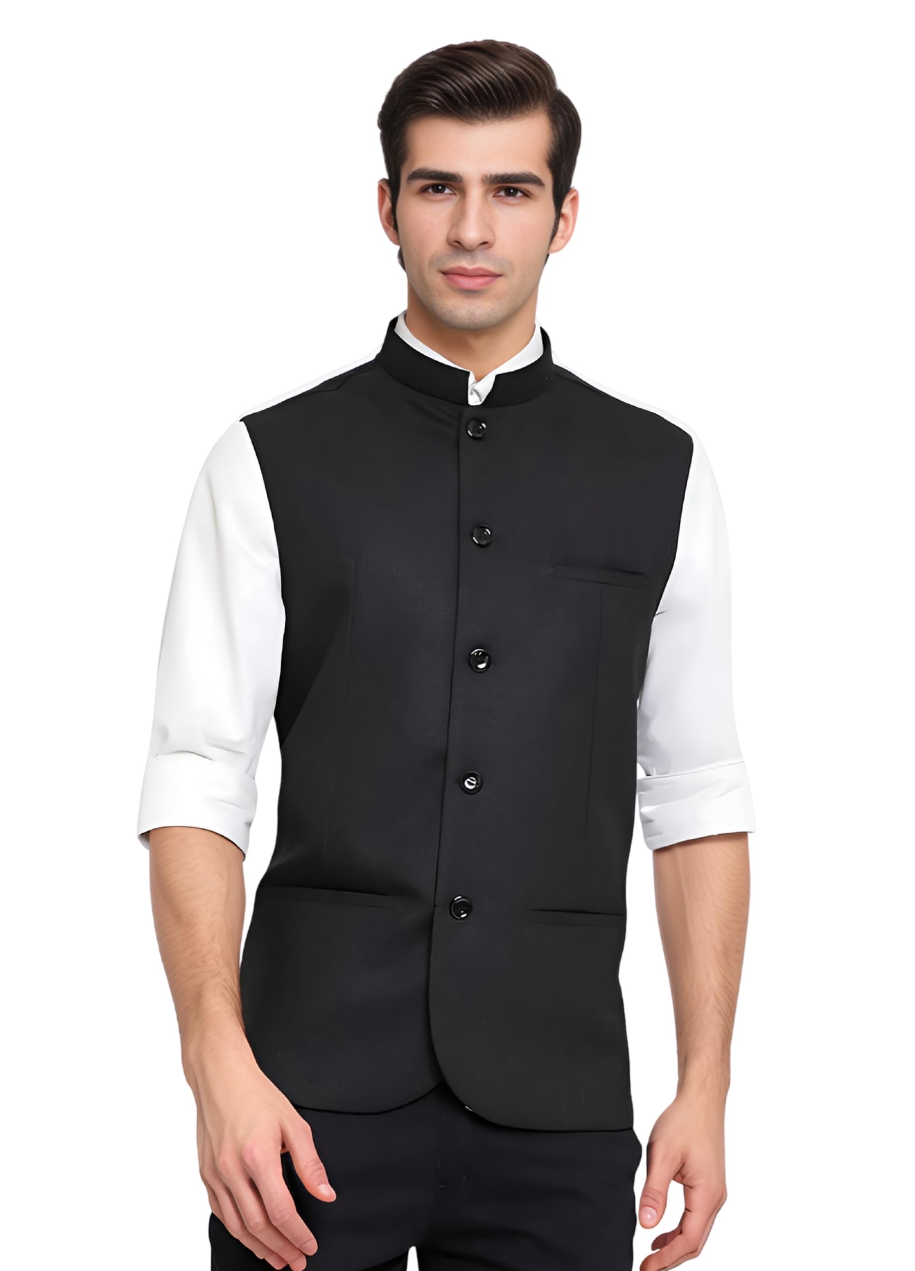 ROCKSY, Nehru Jacket, Bandi Modi Koti for Men, Cotton Waistcoat for All Occasion: Diwali, Wedding, Ethnic, Office Party, Formal and casual Look