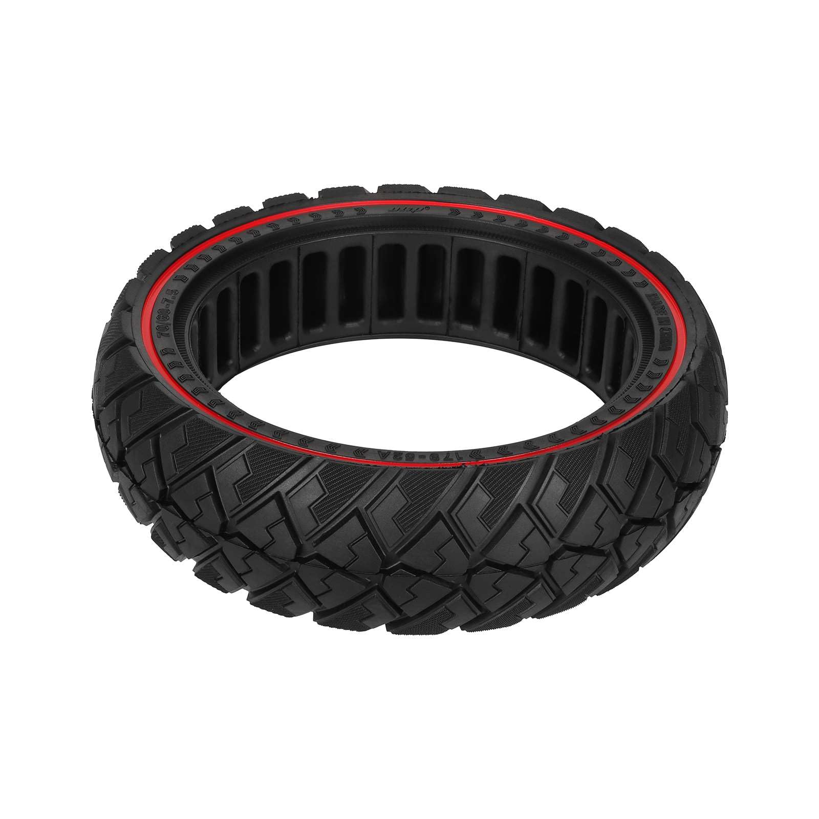 70/60-7,5 Pneumatico Completo per Segway Ninebot ZT3, ZT3 Pro e G3 Scooter elettrici, Pneumatici di ricambio. Pneumatici Pieni Antiscivolo, Antiscivolo, Ingambabile (Rosso, 2 Pezzi)