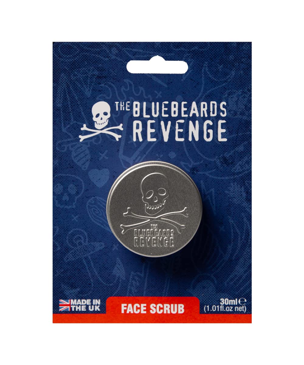 The Bluebeards Revenge Face Scrub For Men Deep Exfoliating Daily Face Wash with Natural Olive Stones and Ginger 30ml