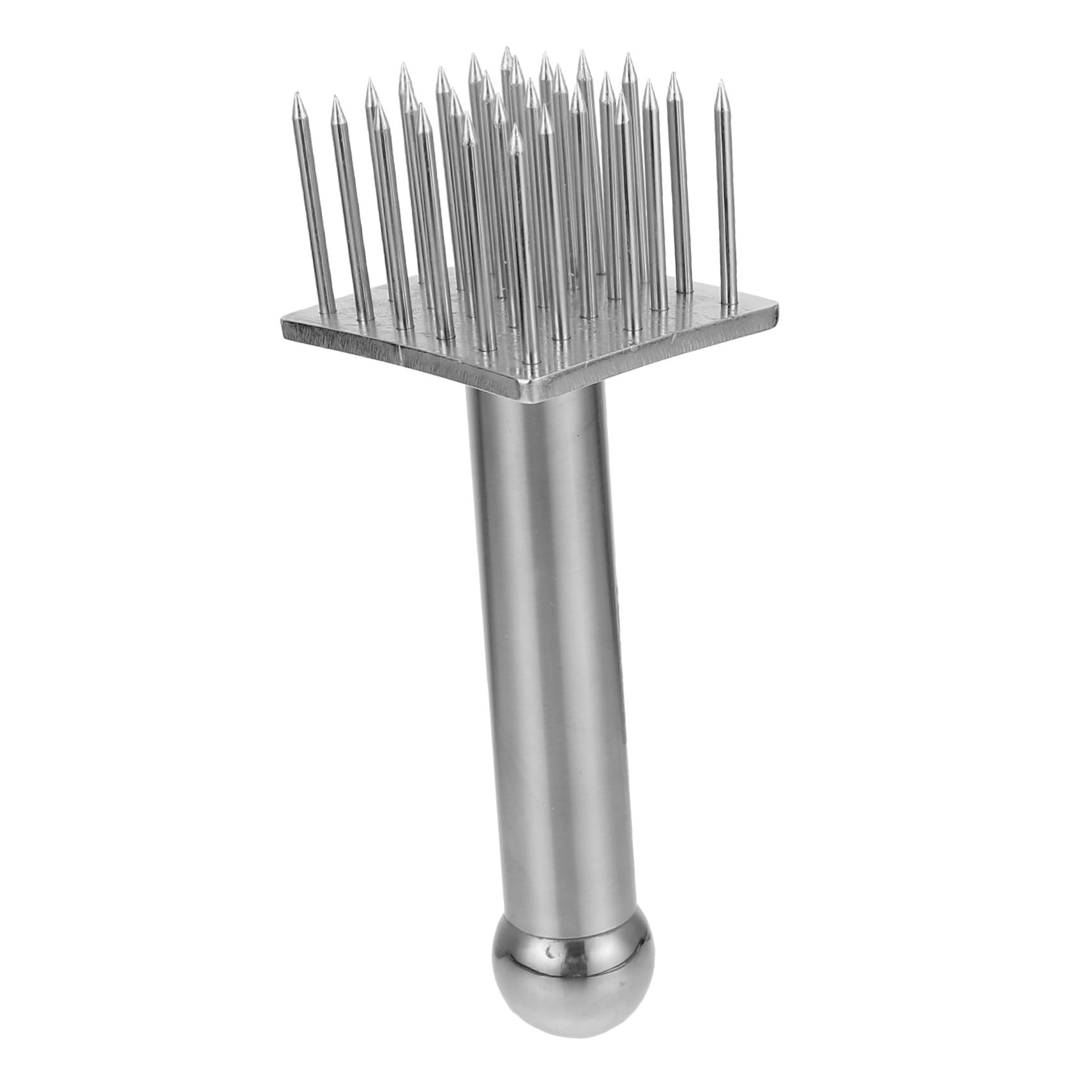 Attendrisseur viande aiguille en acier inoxydable durable avec manche ergonomique