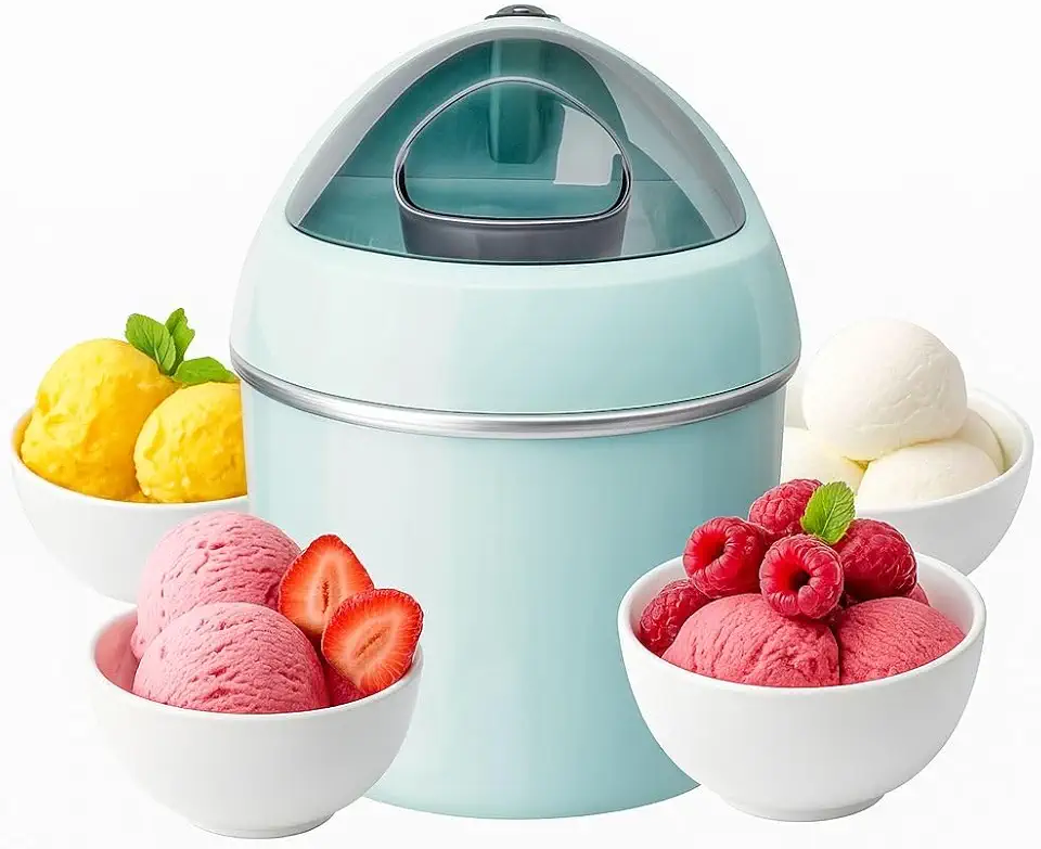 Máquina de Fazer Sorvete, 110v, Azul Claro