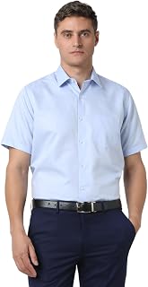 Van Heusen Men's Cotton Solid Regular Fit Shirt Price In India