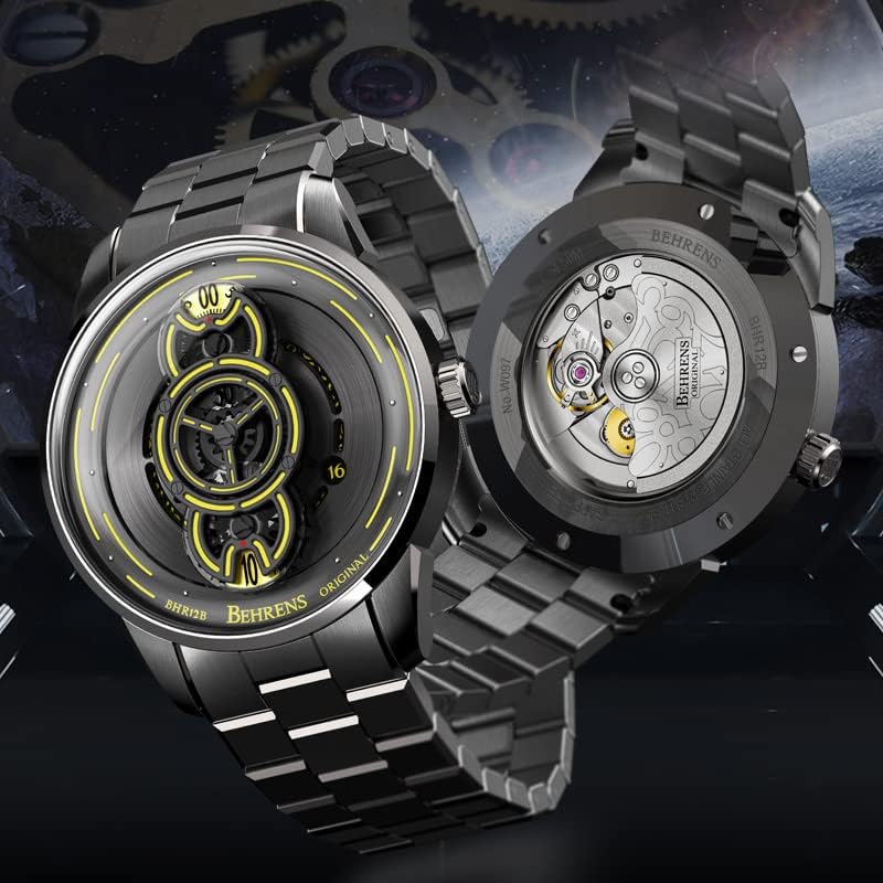 Behrens Men's Watch Men Unique Design Automatic Watch Swiss