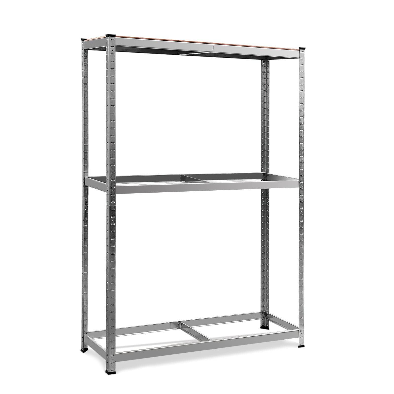 GYMAX Scaffale Porta Gomme Auto in Metallo, a 3 Ripiani, Portata di 265 kg/Strato, Supporto per 8 Pneumatici, Ideale per Officina, Garage, Magazzino, 180x40x120 cm