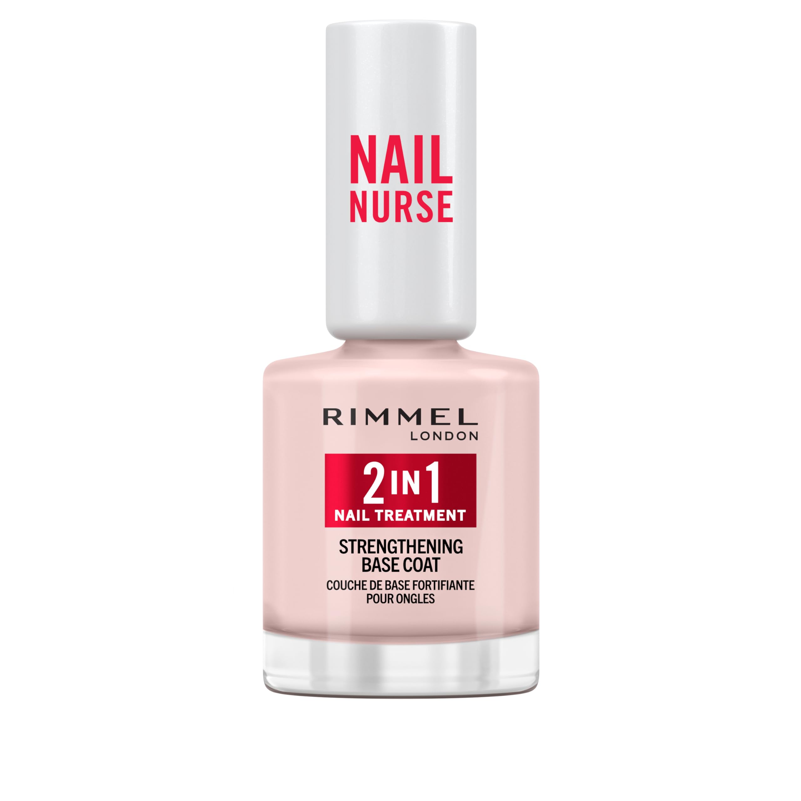 Rimmel London, Nail Care, 2 in 1, Tratamiento de uñas y Base Coat, 12 ml