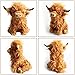 Imagen de JynxtoyZeal 25cm Highland Cow de Peluche