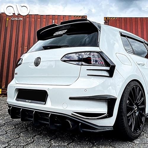 Miniatura 2 de Para VW Golf MK 7 GTI 7 GTI Golf MK7 GTI sedán parachoques trasero difusor Logo Spoiler Splitter Accesorio