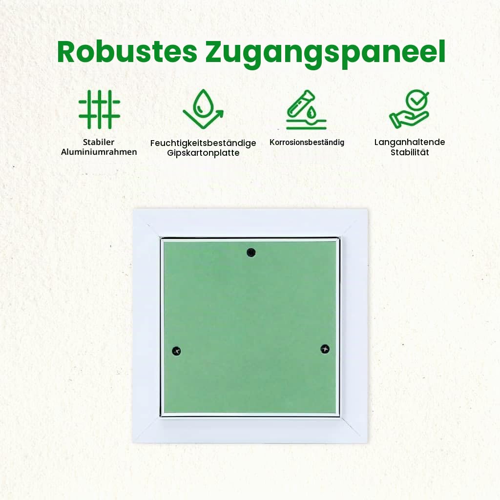 vidaXL Zugangsklappe Grün und Silber 55 x 105 cm, Zugangspanel-Lösungen für moderne Wohnräume, robustes verstecktes Design, praktische Innen- und Außenelemente