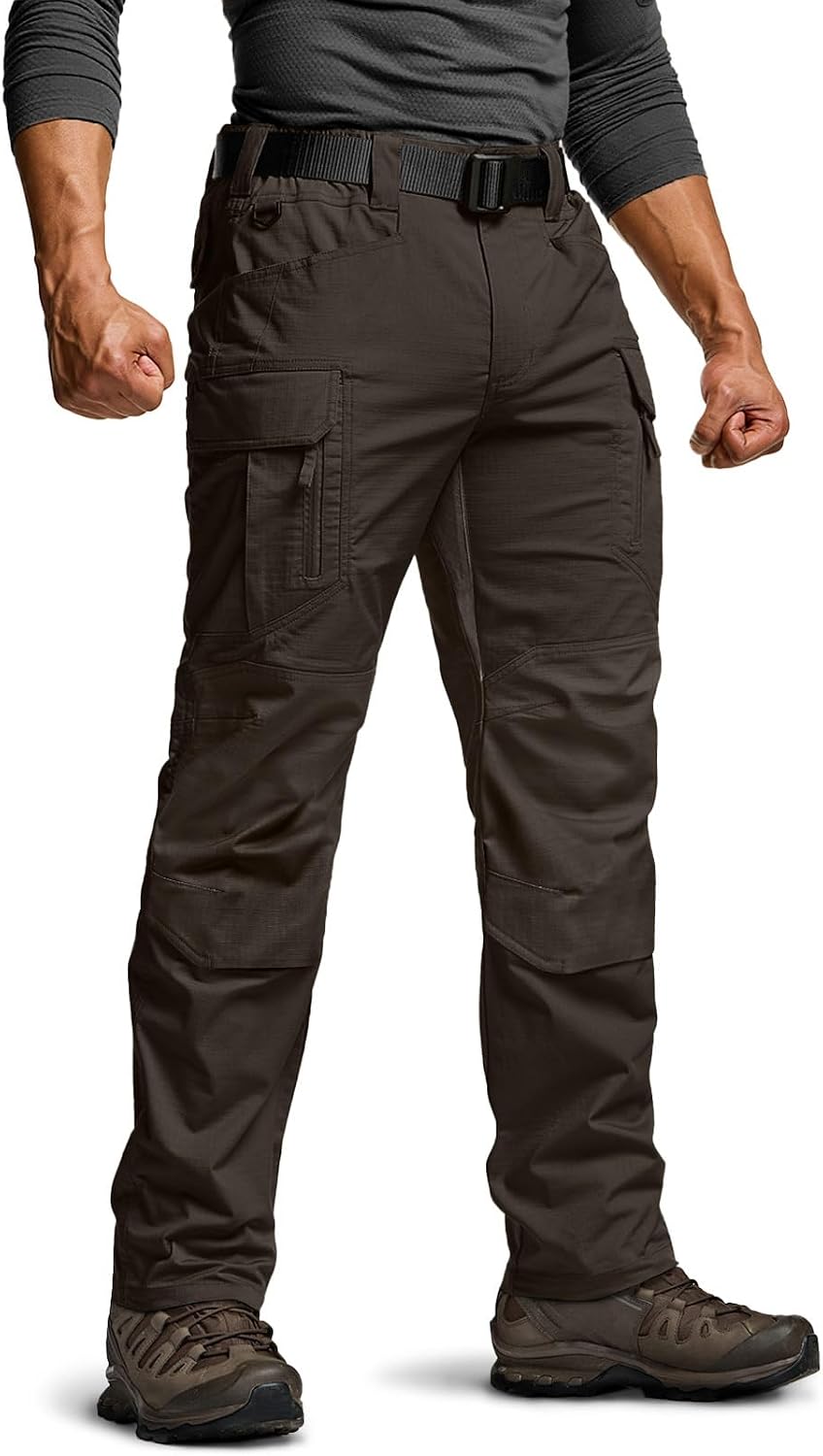 CQR Men's Flex Stretch Tactical Pants