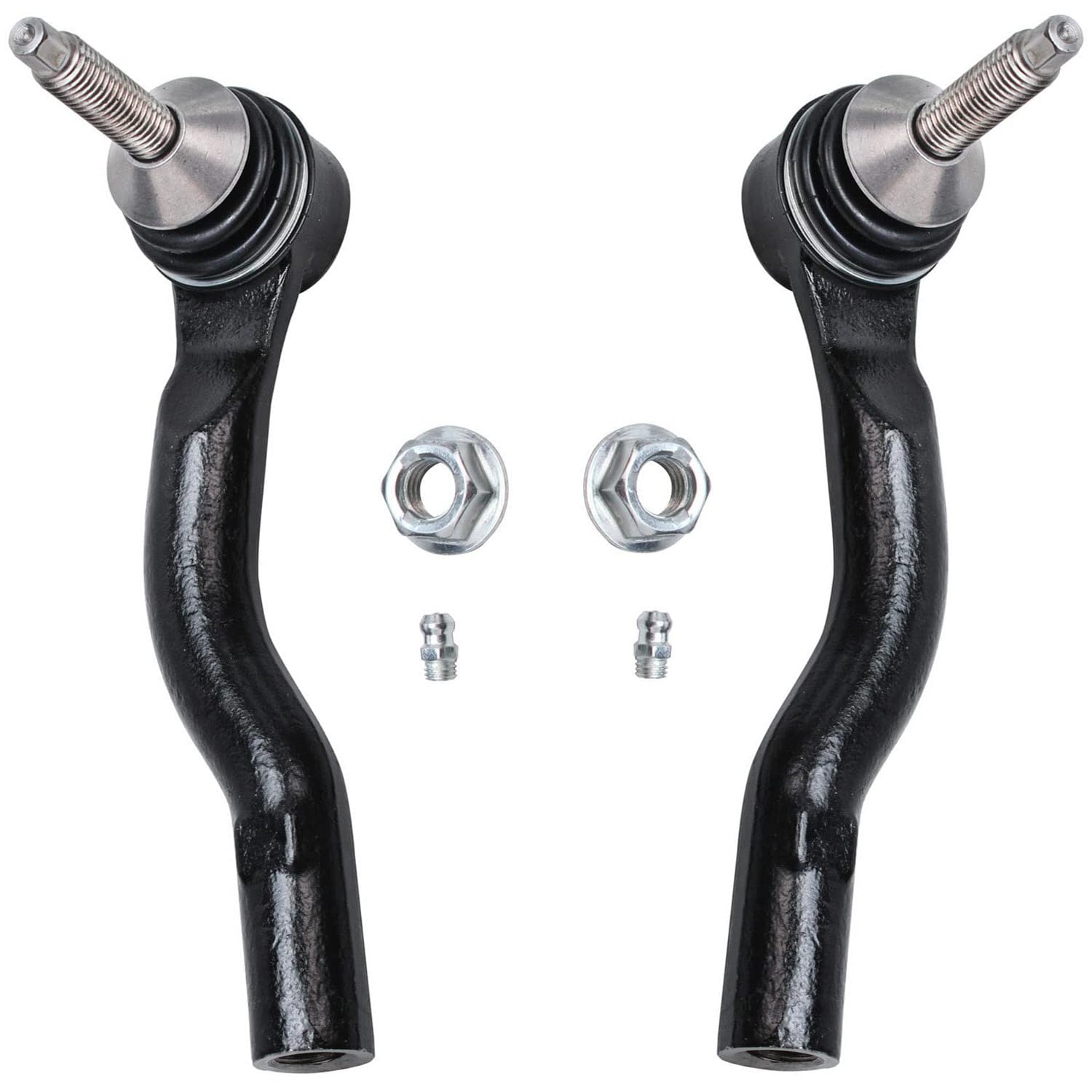 X AUTOHAUX 2pcs Front Outer Tie Rod End Links ES800408 - View #7