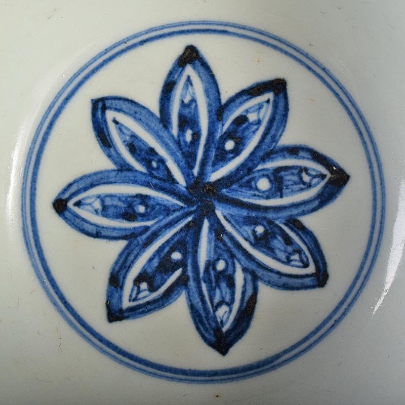 中国 青花花文碗 N 8062E中国古染付麒麟文椀 中国 青花花文碗 N 8062E