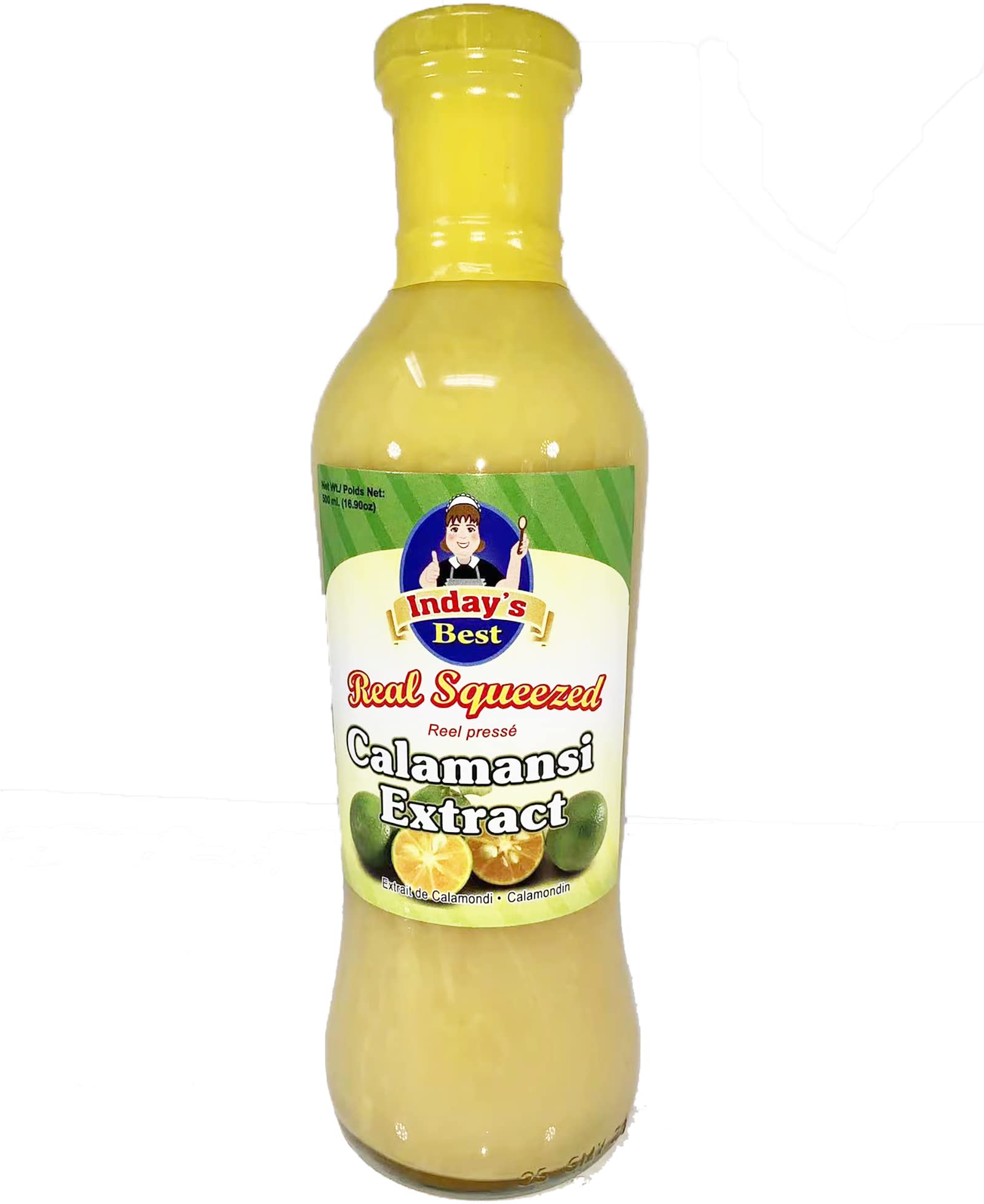 Inday's Best Real Squeezed Calamansi Extract 16.9oz (500ml), 1 Pack
