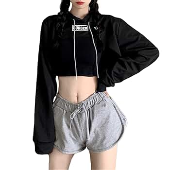 K-POP・アジア [H.Y.L.T] BLACKPINK CROPPED HOODIE LEMON BLACKPINK Official Goods CROPPED HOODIE Dark Gray or Lemon