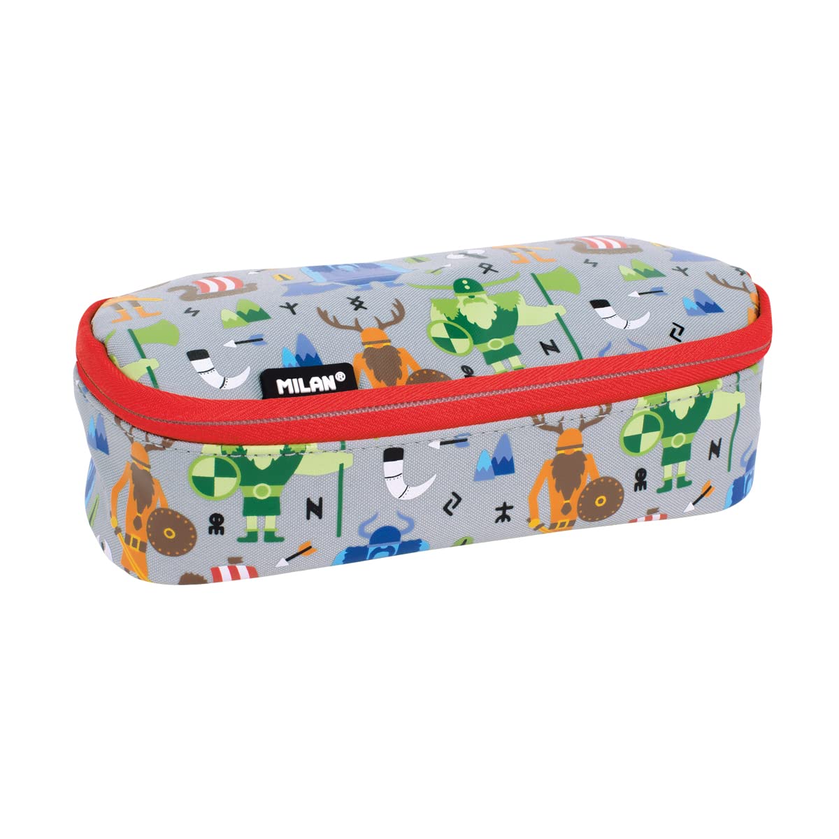 MILAN® Vikings Special Series Oval Pencil Case, Multicolored