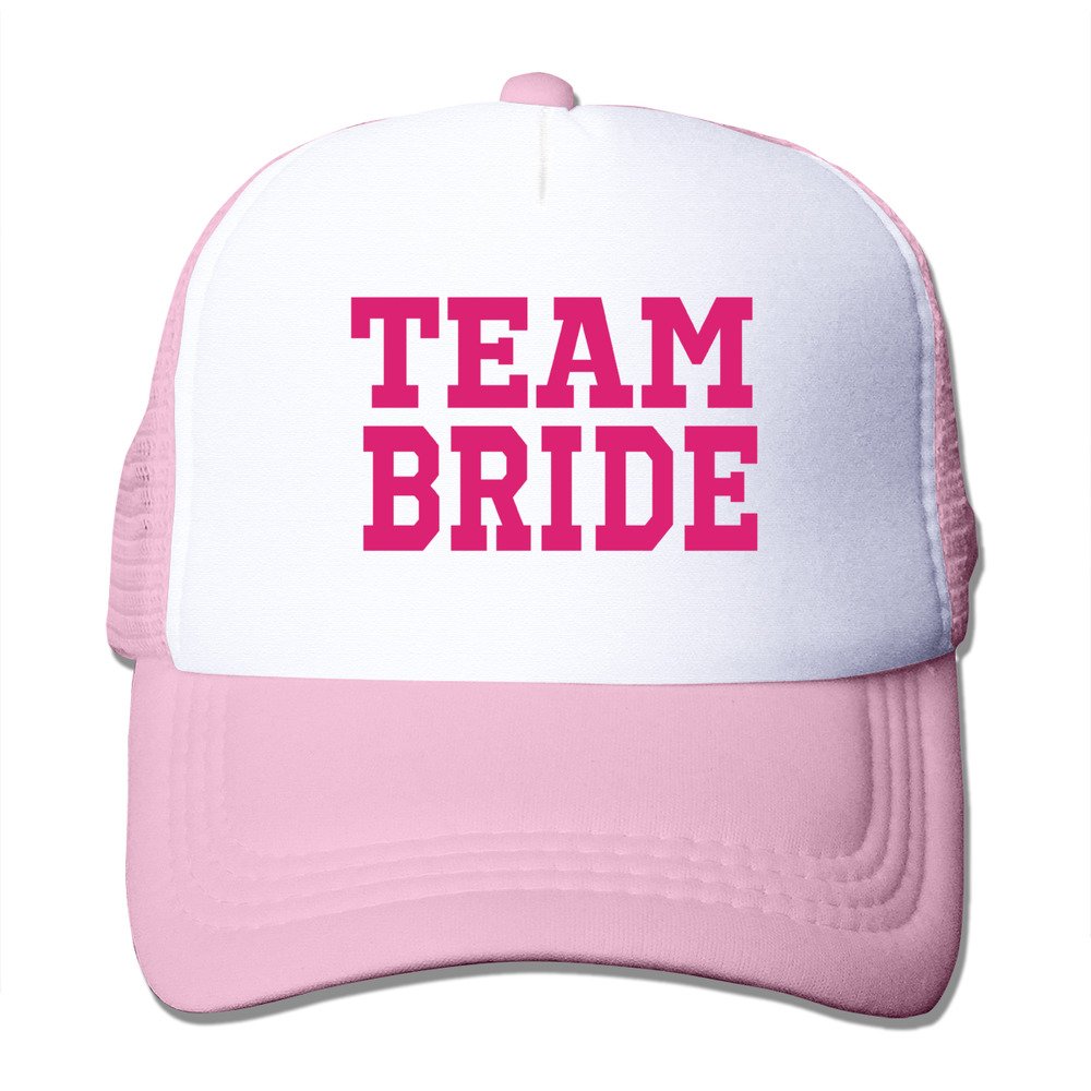 MAHN Team Bride Trucker Hat Pink One Szie With Unisex