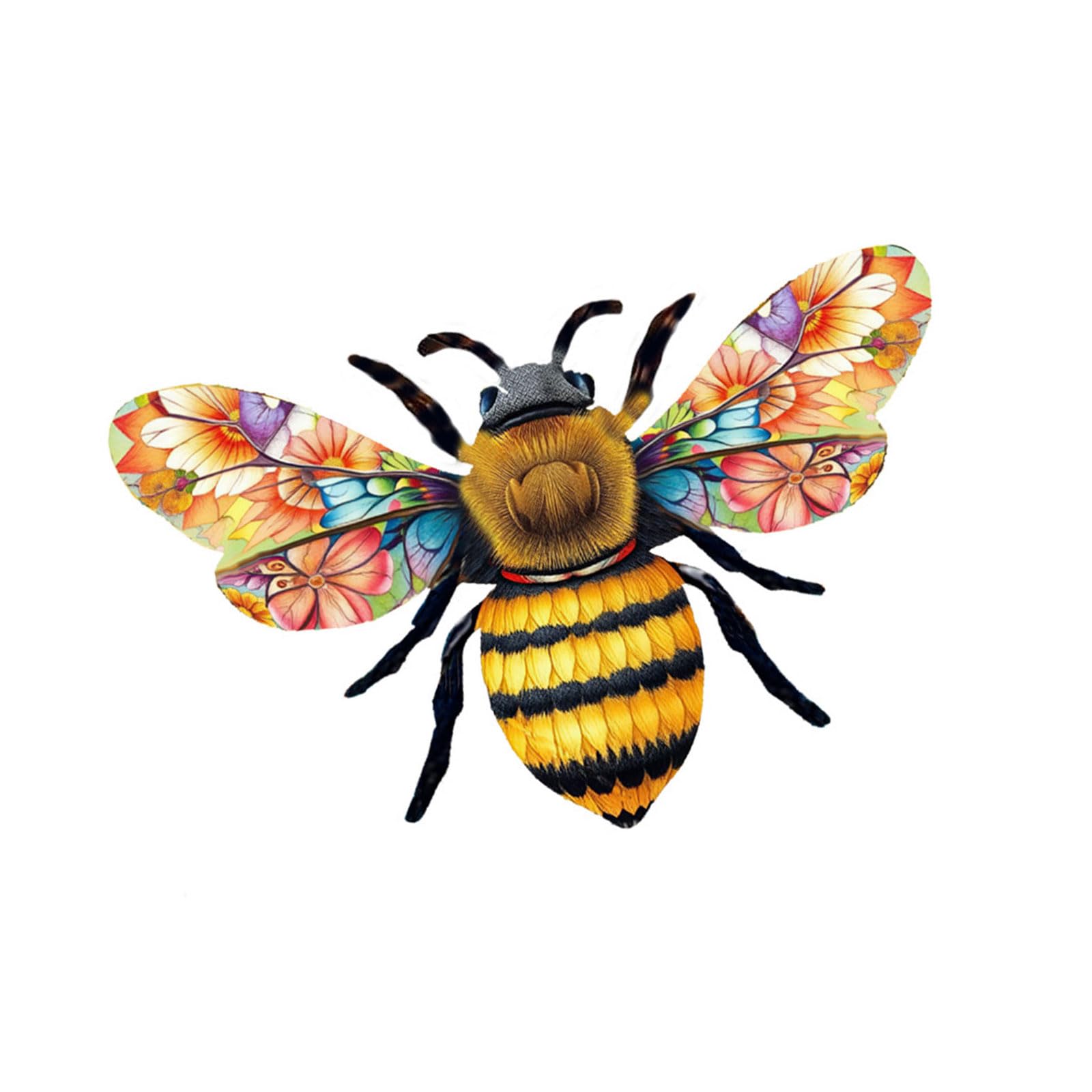 Hsyzygian Styles A Iron Bees Statue Hanging Decoration For Backyard Ornament Or Wall Decoration Adds Whimsical Touch To Any Space Iron Queens Sculpture