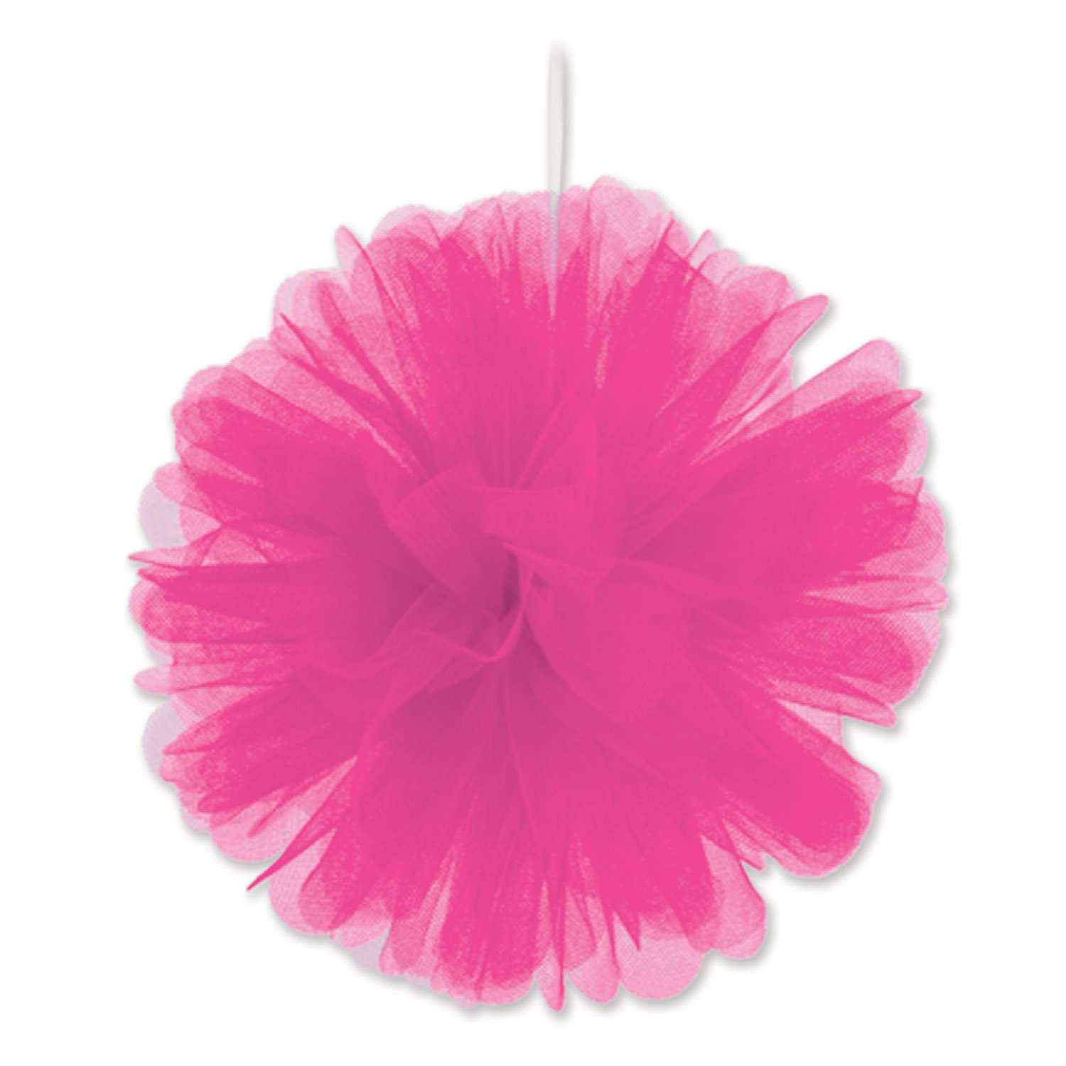 Boule de tulle rose 20,3 cm Beistle 54940-P lot de 2 suspensions pour decoration de fete