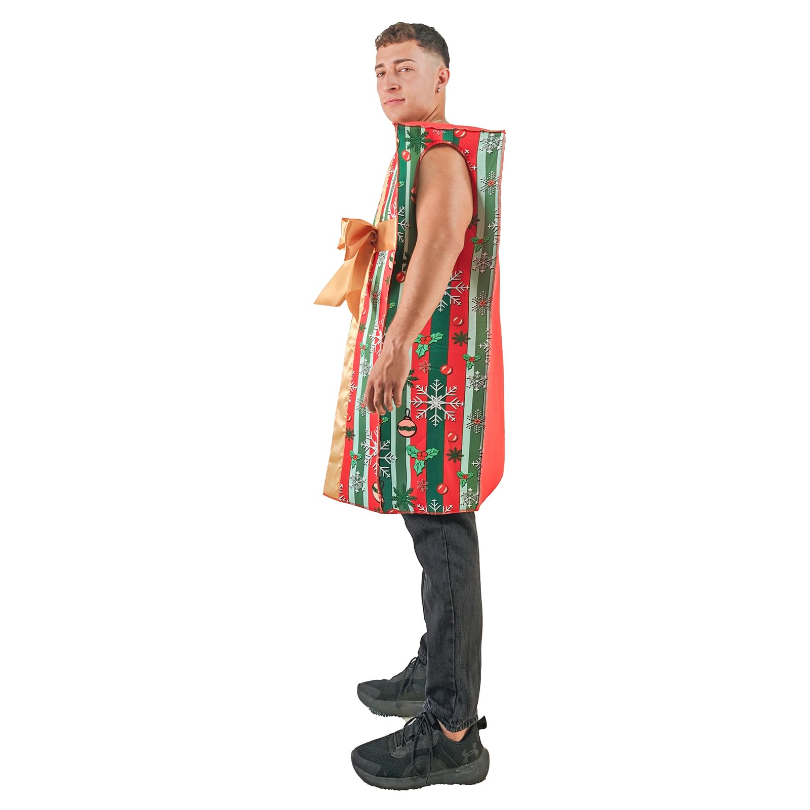 EraSpooky Adult Multicolor Christmas Gifts Box Costume Funny Holiday Presents Box Outfits for Men Women, Multicolored - Image 3
