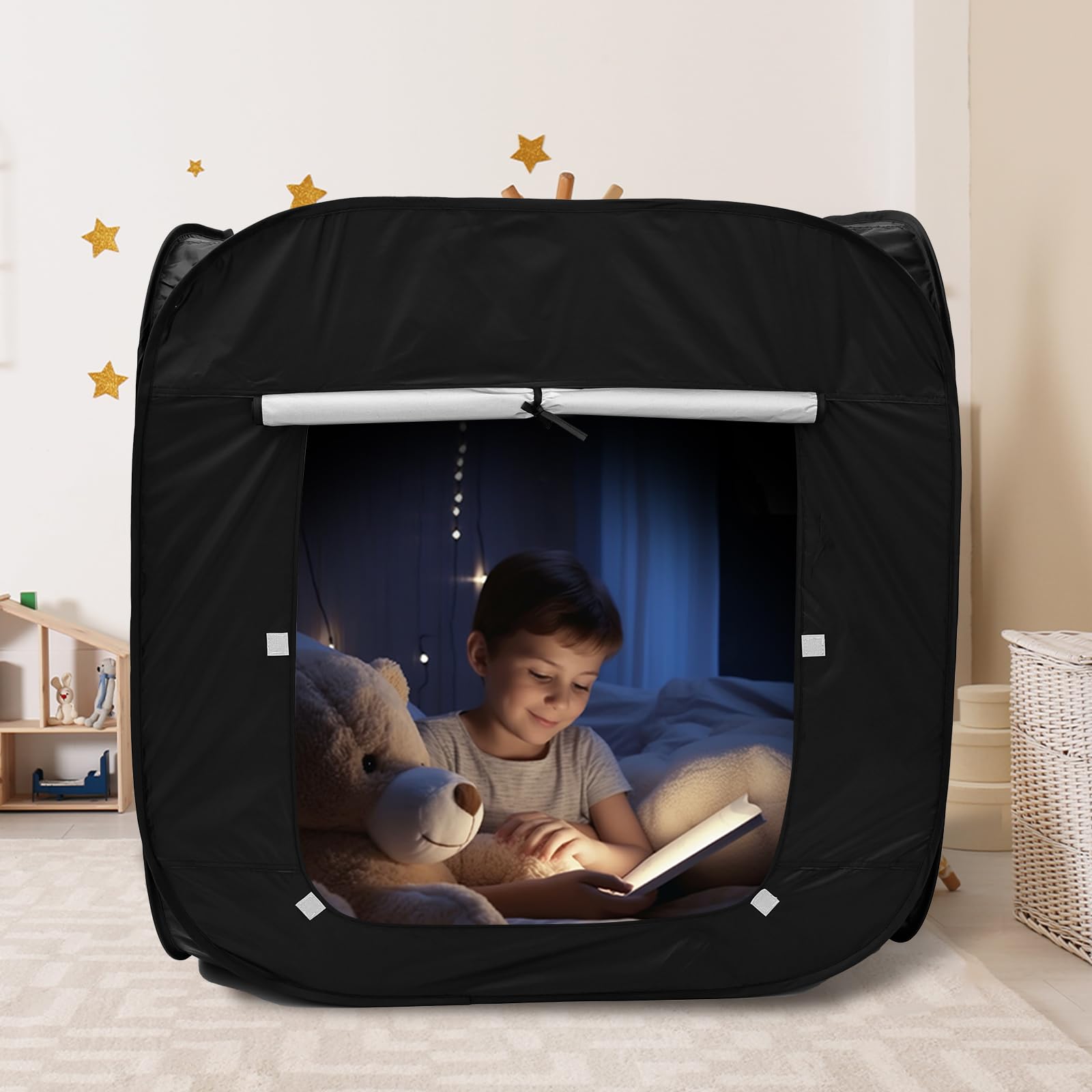 Sensory Tent,Pop Up Sensory Tent with Travel Carry Bag