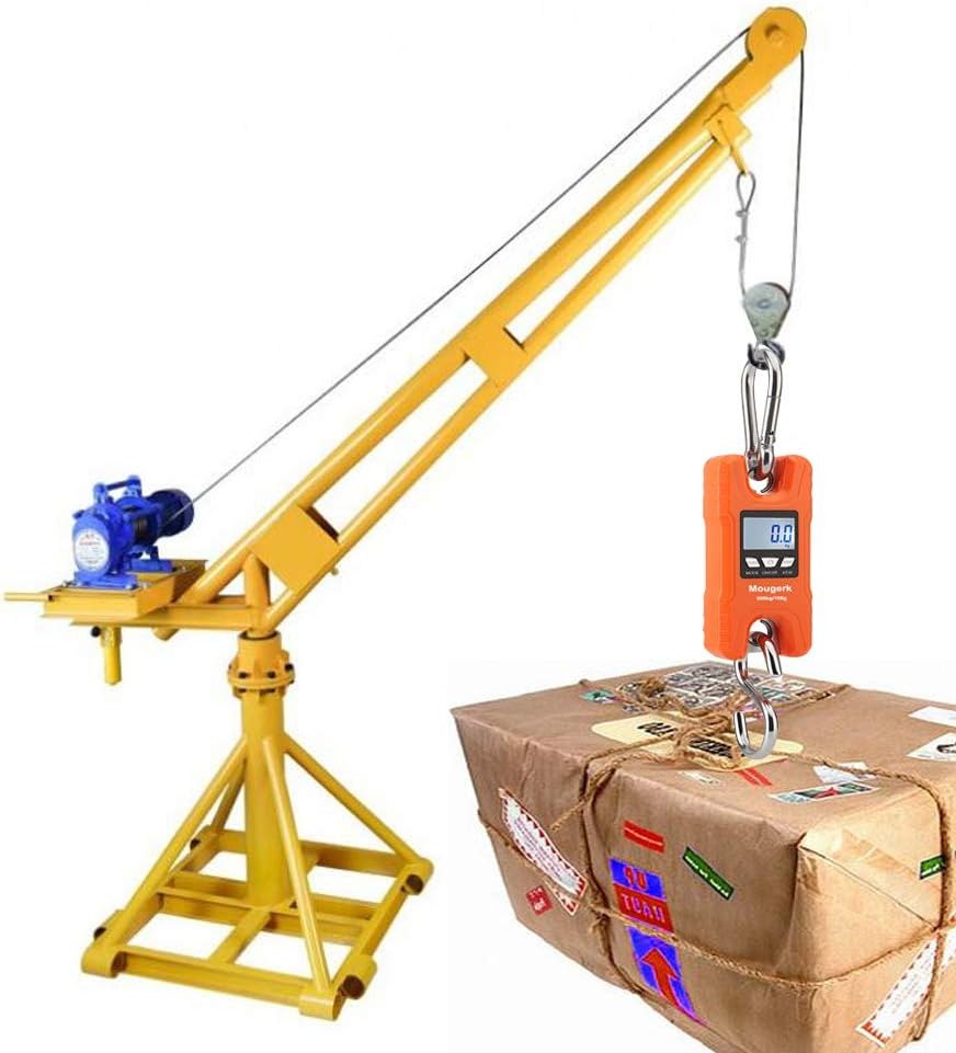 Review Discount Mougerk 500 kg 1100 lb Portable Heavy Duty Digital Crane Scale Hanging Scales 2 AAA Batteries(Not Included) Greatest Product Mougerk 500 kg 1100 lb Portable Heavy Duty Digital Crane Scale Hanging Scales 2 AAA Batteries(Not Included)