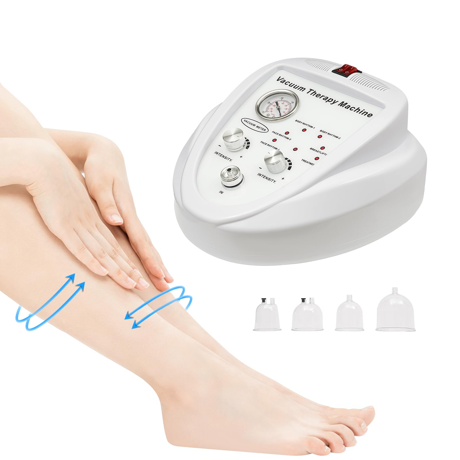 Vakuumgerät Vakuum Schröpfgläser Massagegerät Schröpfen Massage Sätze Cupping set mit 30 Saugnäpfen und 3 Pump, Multifunktionaler Massager zur Stimulierung von Lymphdrainage