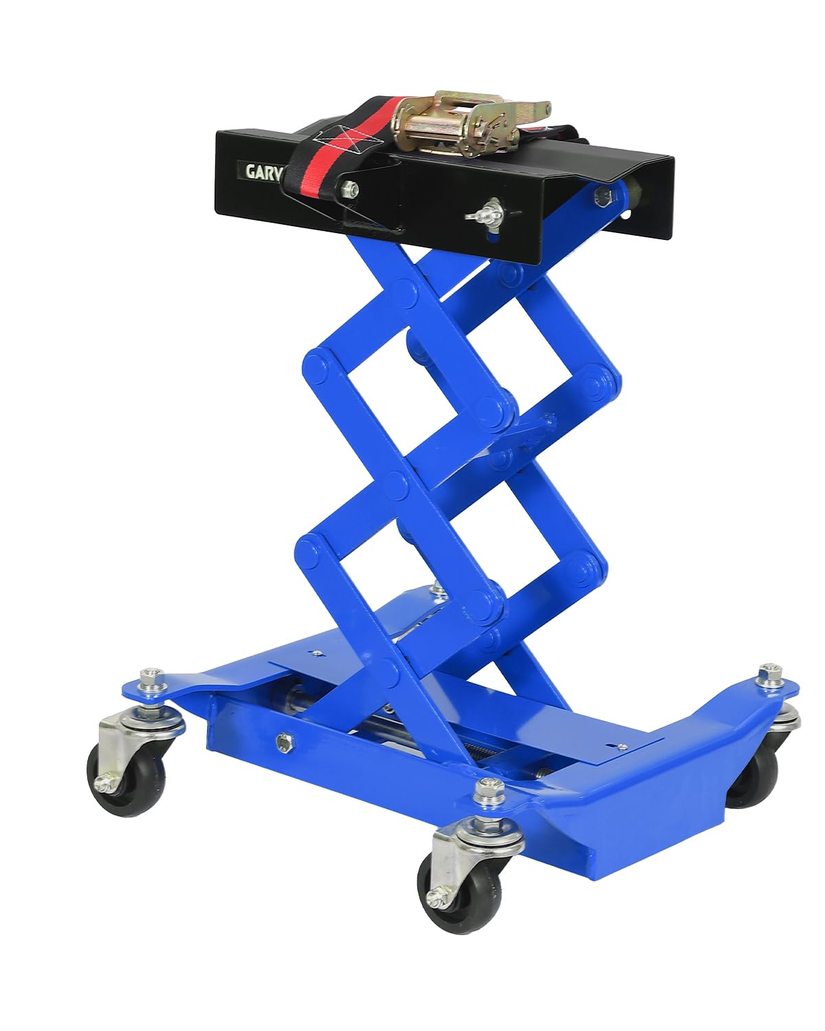 Cric De Transmission Au Sol Capacité 200KG, Réglable en Hauteur 17,8-58cm