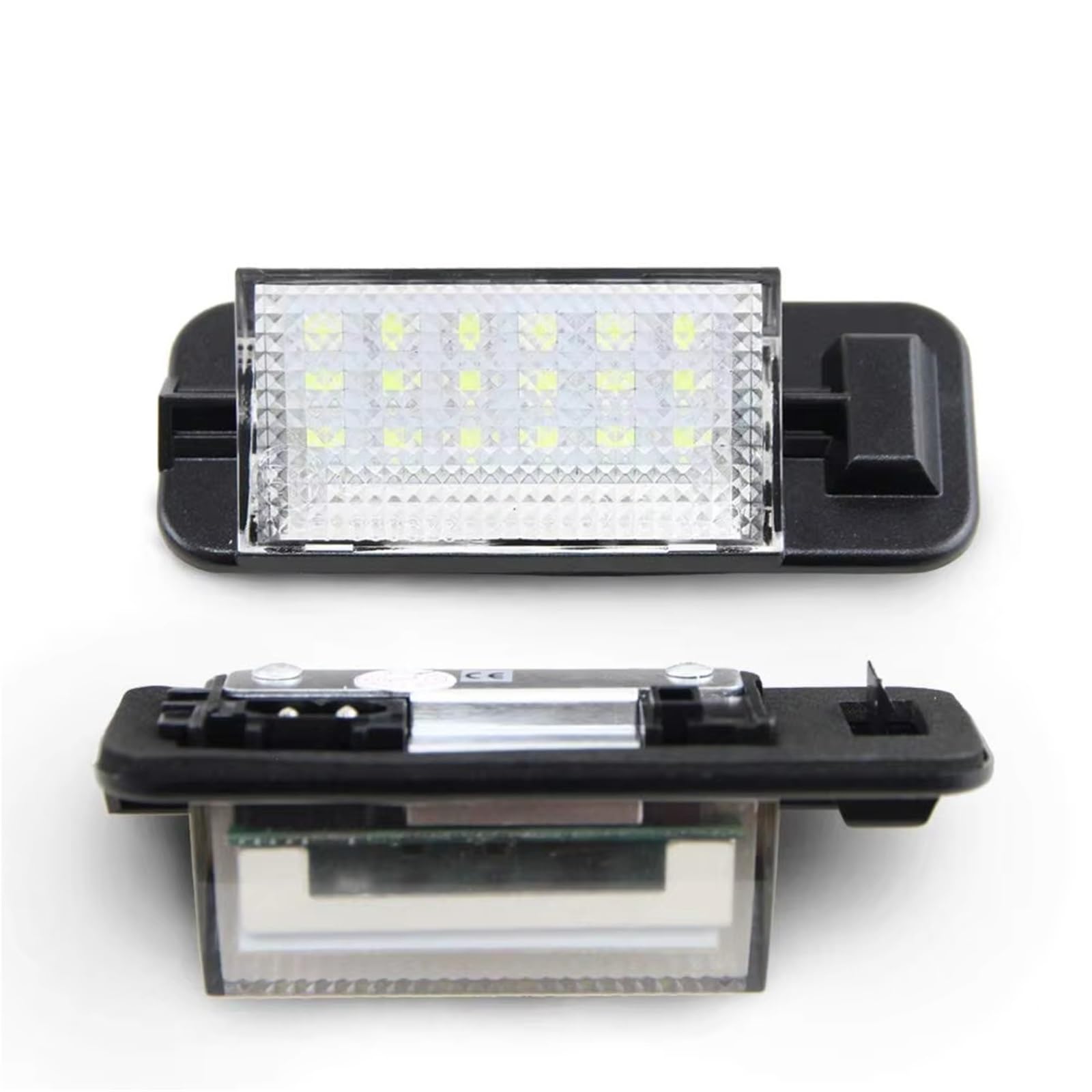 Luz Matrícula Auto para placa opaca o fundida 7