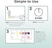 Vista 4 de INDICAID Tiras reactivas de UTI para uso doméstico Detecta 2 marcadores de leucocitos y nitritos Resultados precisos en 2 minutos Pruebas
