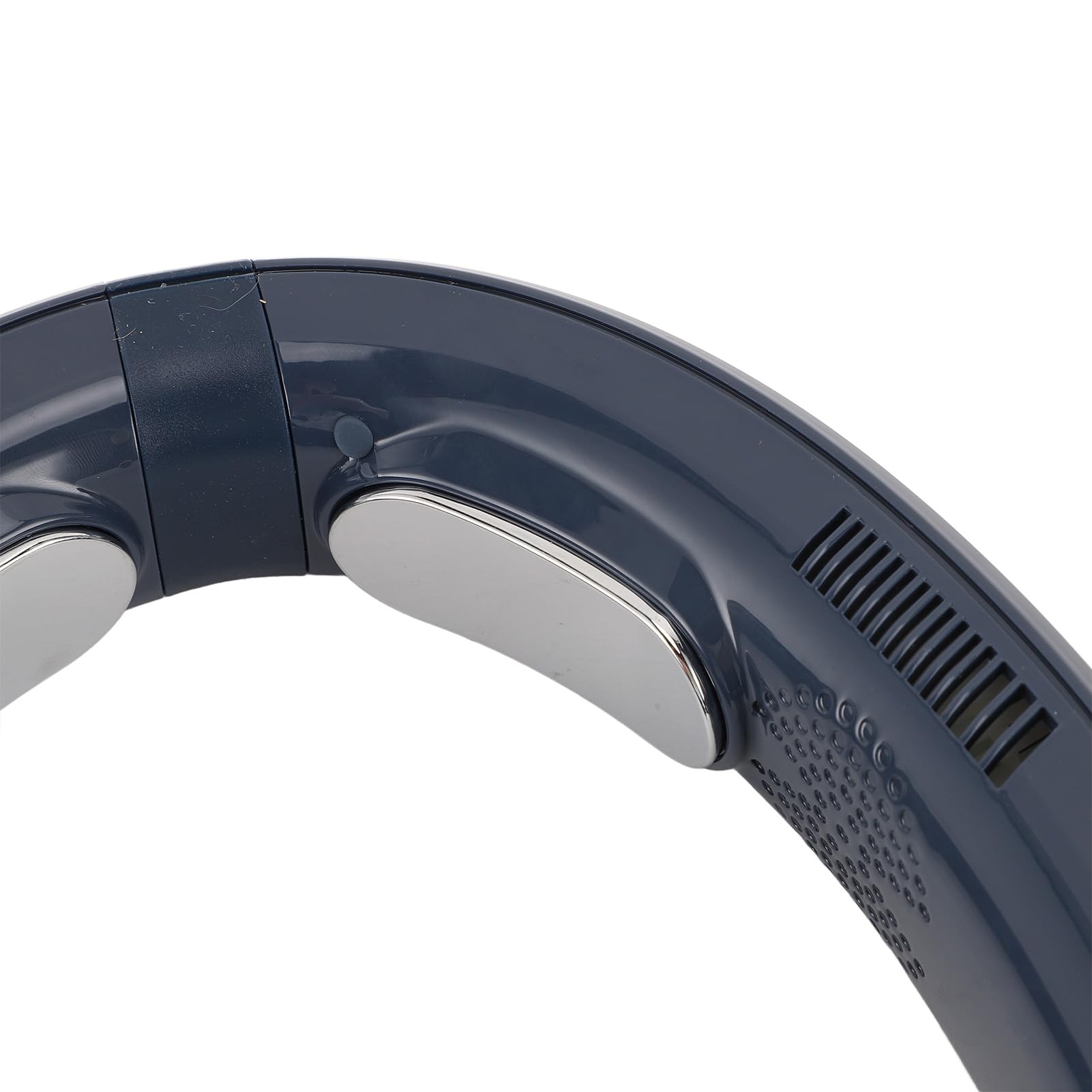 Dilwe Ventilador de Cuello Portátil, Ventilador sin Aspas de Refrigeración Semiconductor, Aire Acondicionado Personal Recargable de 3 Velocidades para Uso en Exteriores (Azul marino)