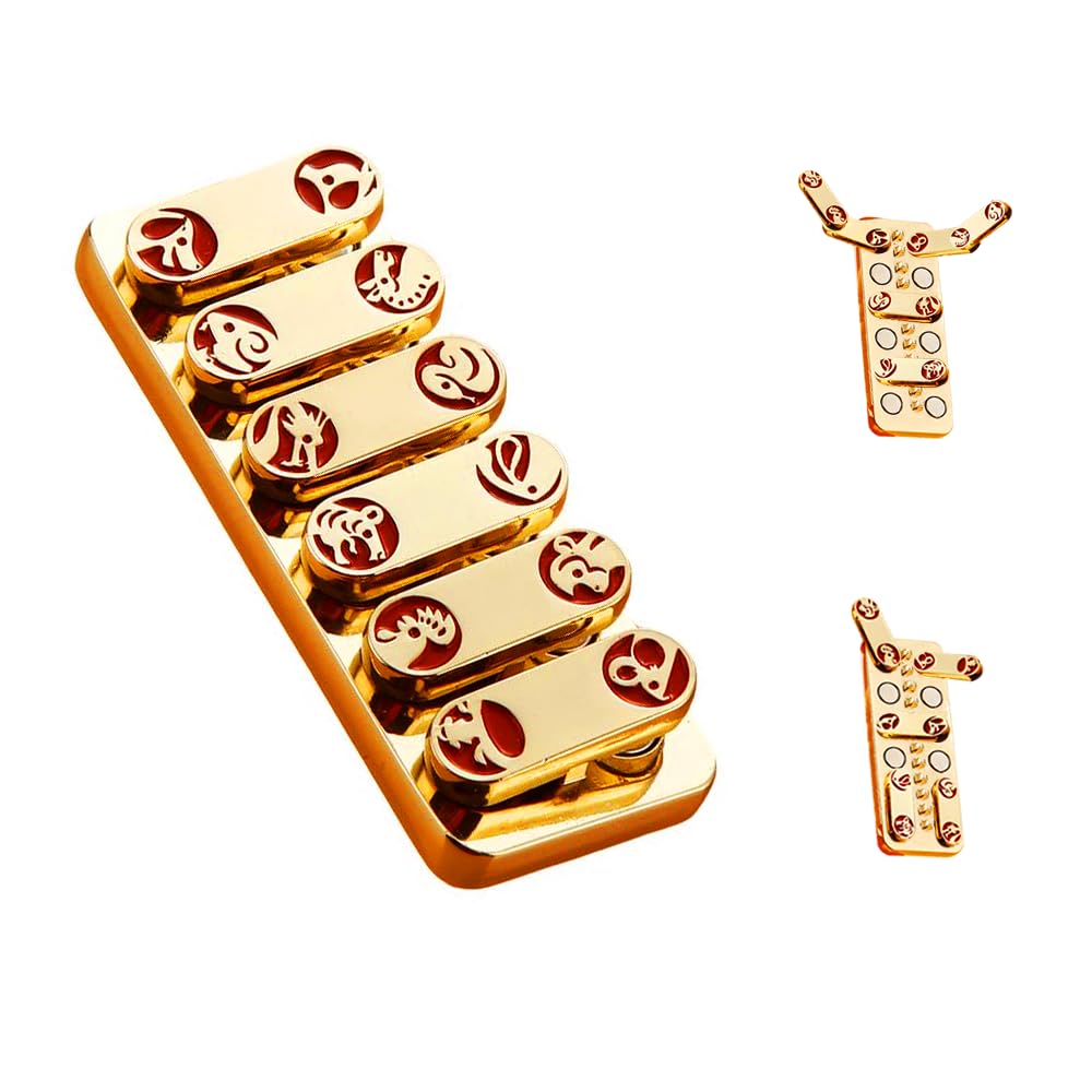 ULAKLU Fidget for Adults Metal Fidget Toy,Magnet Design for Stress Relief,Adult Fidgets for Anxiety and Stress,Multiple Decompression Modes EDC Fidget