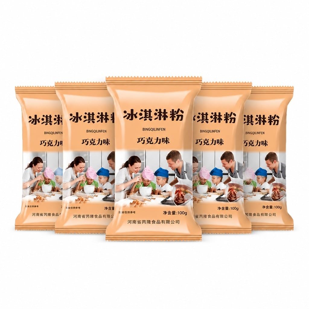 Poudre de crème glacée maison, 6 saveurs, 100 g par sachet