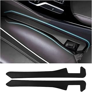 2 x Car Seat Gap Filler for Car Seat Oeganizer, Generic Car Accessories, High Volume Gap Filler for Holding Phone, Keys, Purse (Black)