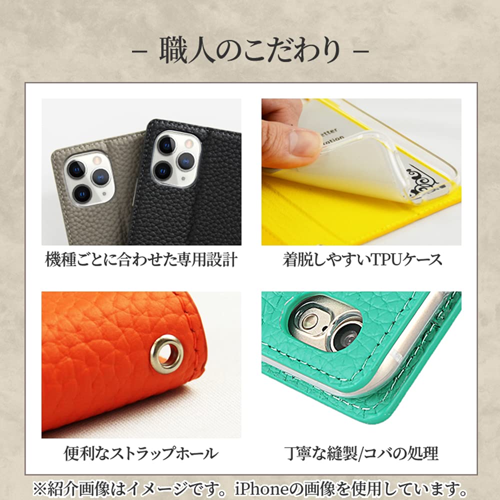Amazon.co.jp: HanaRo iPhoneXS/X ﾀｰｺｲｽﾞ 本革 シュリンクレザー
