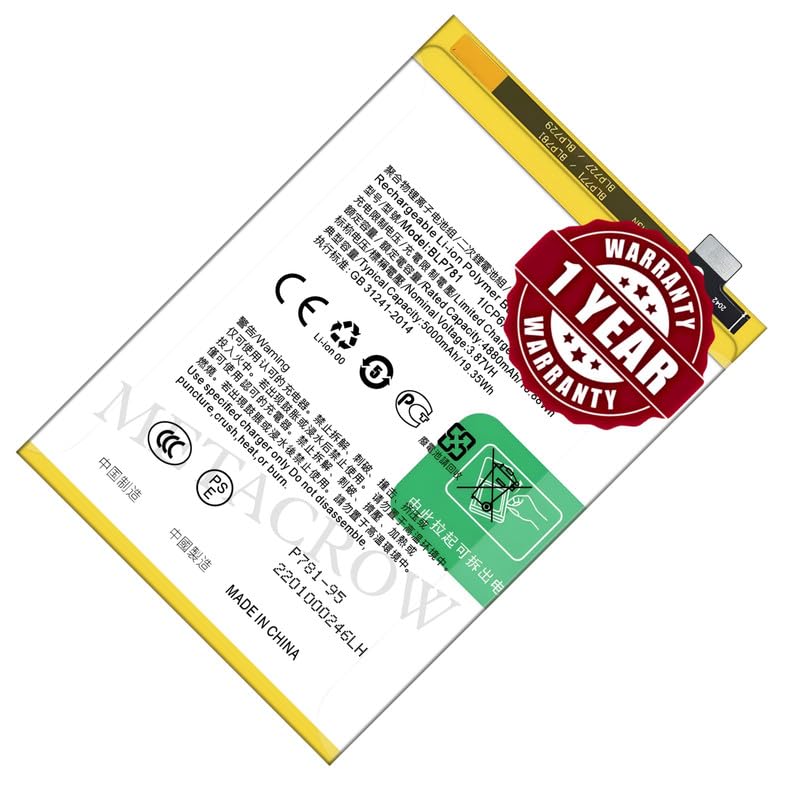 Image of Original BLP781 Battery Compatible for Oppo A52 4G (CPH2061, CPH2069, PADM00, PDAM10) | A72 4G (CPH2067) | A92 4G (CPH2059) - (5000mAh) - 1 Year Warranty JK1