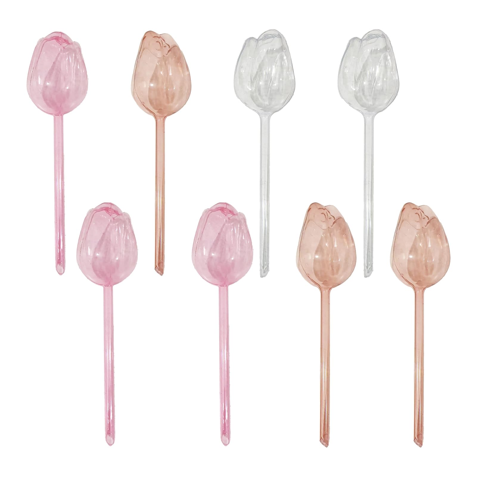 loyliawa Self Watering Globes 8Pcs Plant Watering Bulbs Tulip Self Waterings Globes Planter Insert Automatic Waterings Devices for Houseplants Indoor Outdoor Plants Random Color