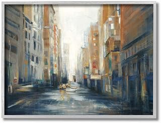 Cityscape Street After Rain Painting