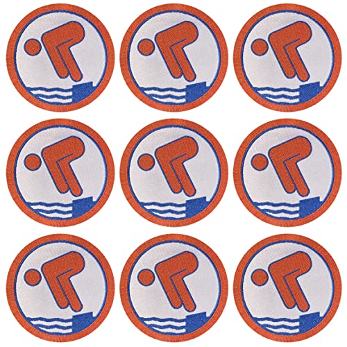9er Set Bronze Abzeichen zum aufbügeln Schwimmabzeichen Schwimmerabzeichen Bronzeabzeichen Schwimmabzeichen Aufnäher Bügelbild Bronze Schwimmer rund ca.6cm Cover