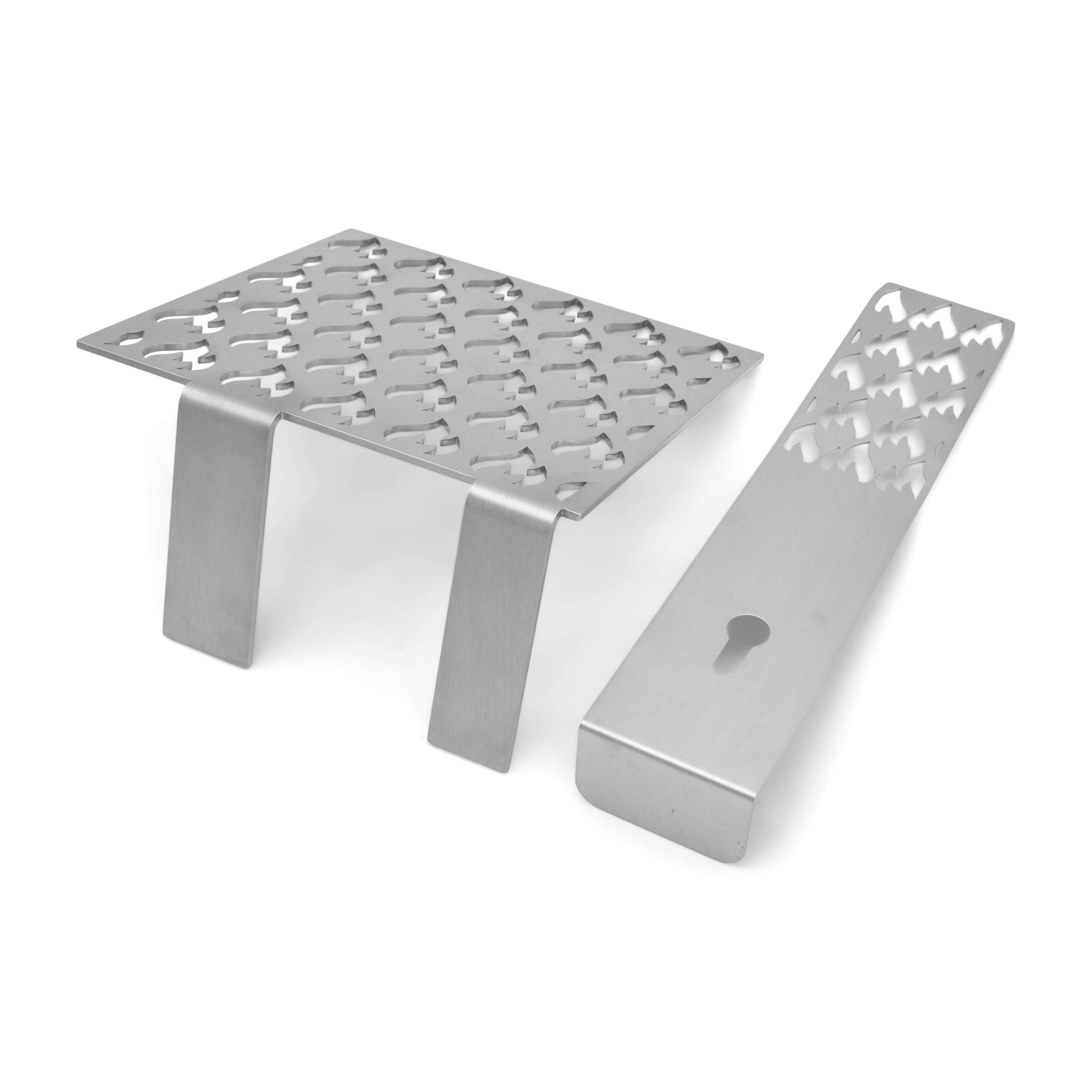Grillrost.com Das Original Griglia Cenere e Protezione Ventola in Acciaio Inox per Masterbuilt 560/800 / 900/1050