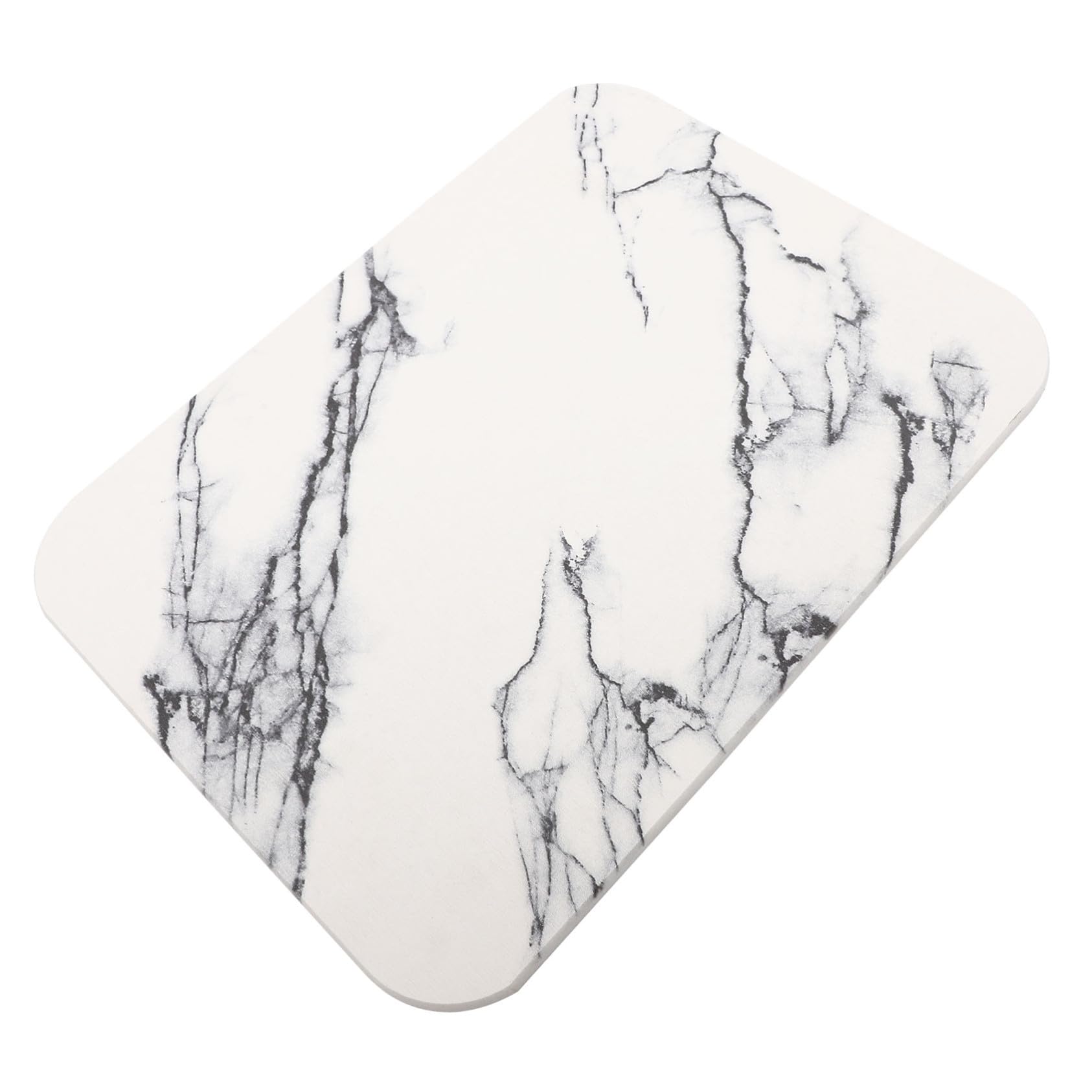 Alfombrilla de diatomita Mipcase para un baño seco con elegante diseño de mármol